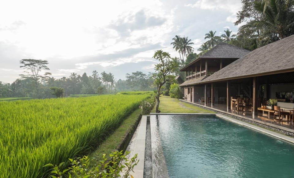 Property building, Garden, Pool view, Swimming pool, Inner courtyard view