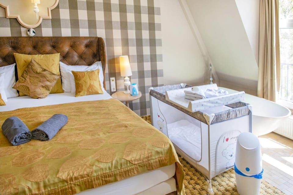 Bed, young children