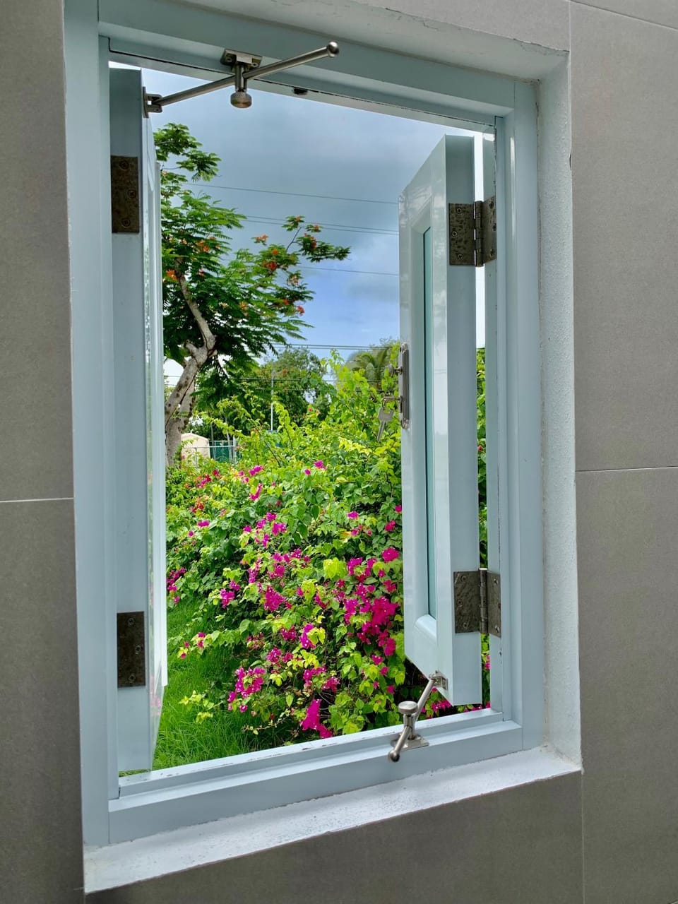 Shower, Garden view