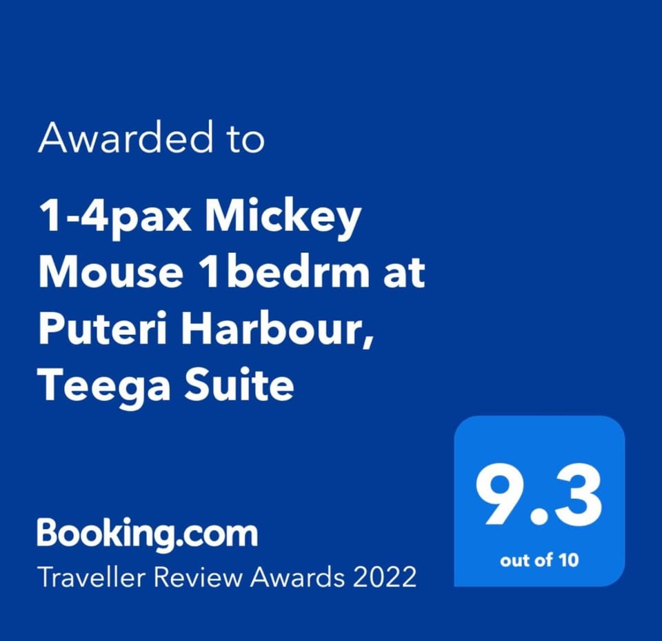 1-4pax Mickey Mouse 1bedrm at Puteri Harbour, Teega Suite, Legoland, Lego, Iskandar Apartment in Johor