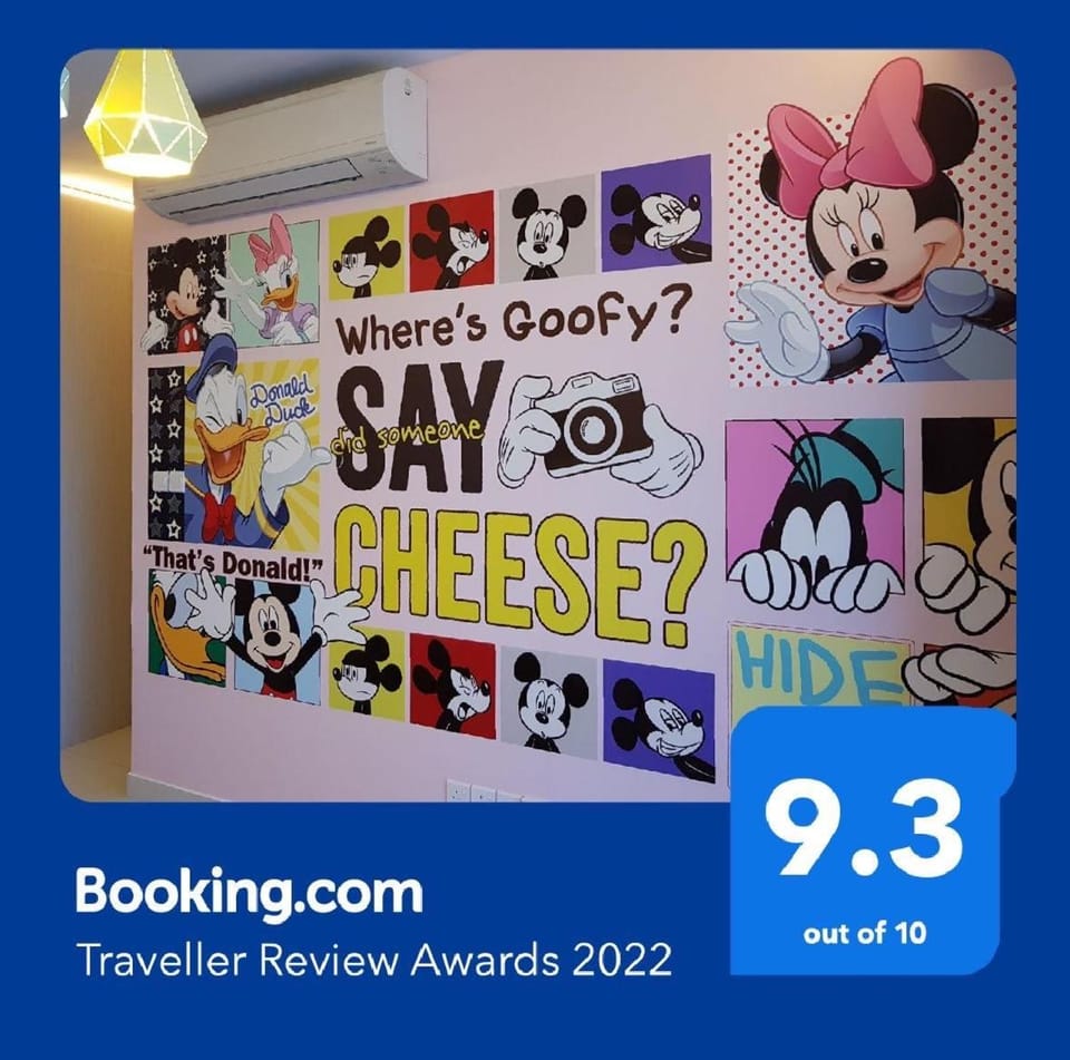 1-4pax Mickey Mouse 1bedrm at Puteri Harbour, Teega Suite, Legoland, Lego, Iskandar Apartment in Johor