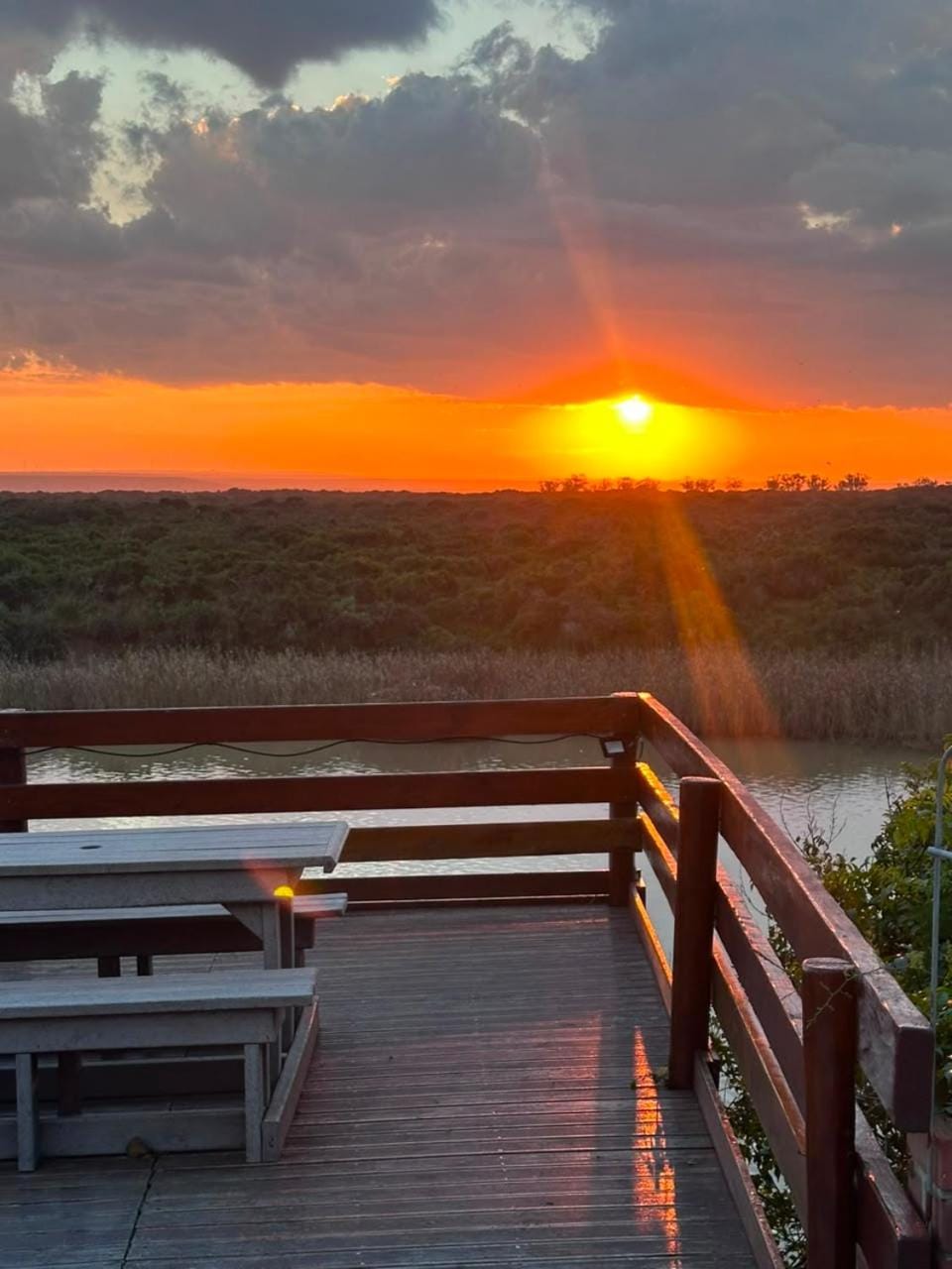 Patio, Sunset