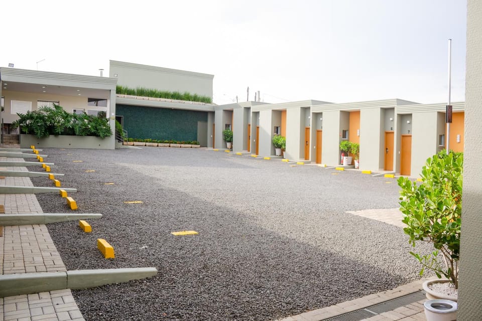 Property building, Day, Parking