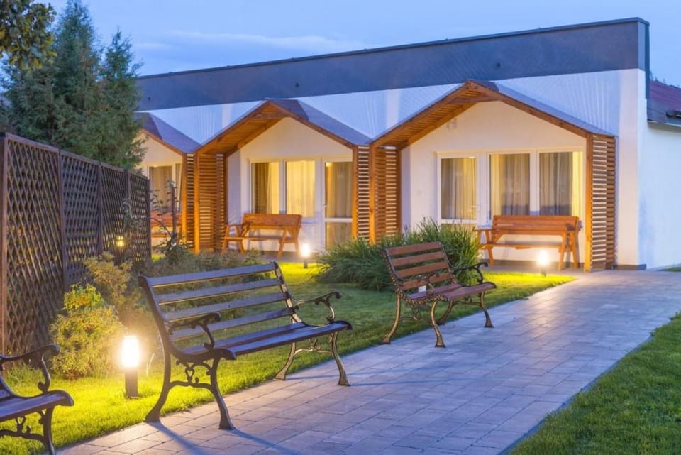 Property building, Facade/entrance, Spring, Day, Night, Summer, Garden, Garden view