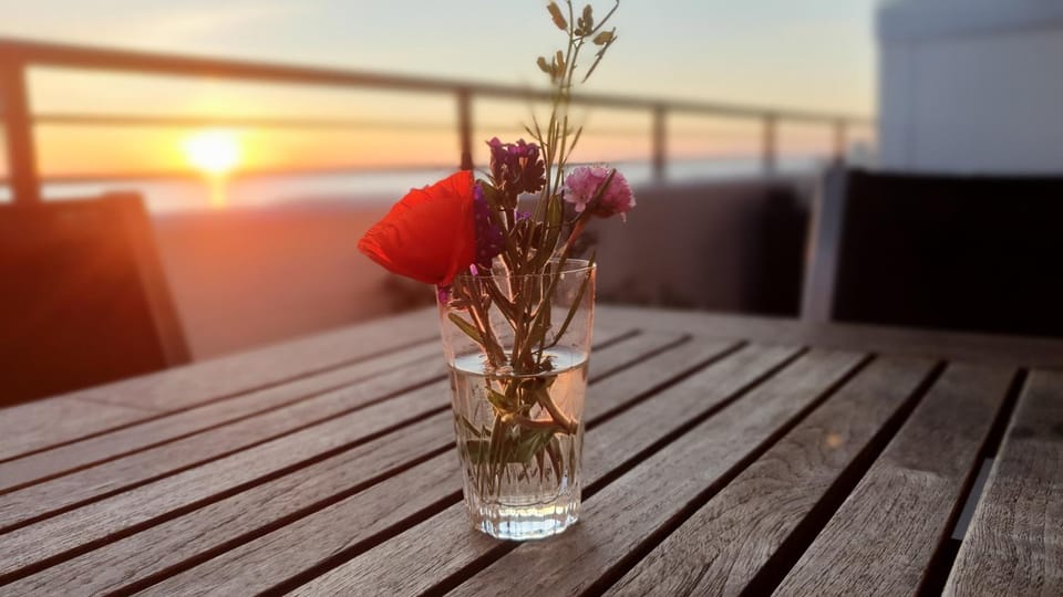 Sea view, Sunset
