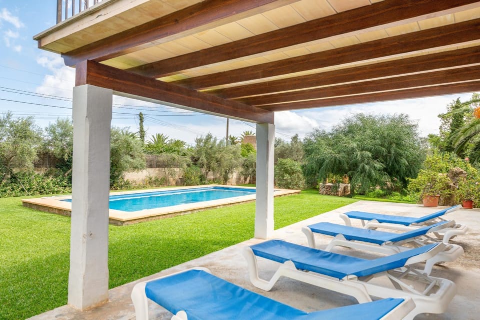 Property building, Living room, Swimming pool