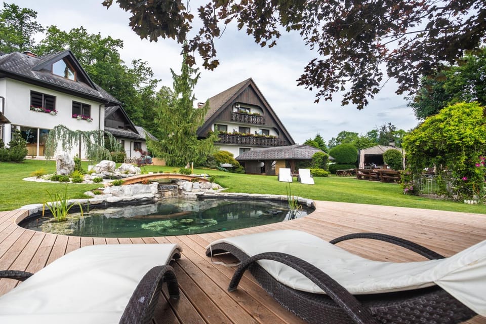 Property building, Natural landscape, Garden, Garden view
