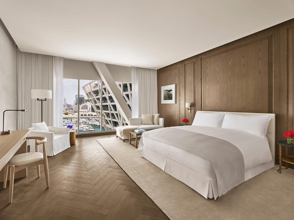 Bed, Coffee/tea facilities, View (from property/room), Bedroom, Guests, Sea view, air conditioner