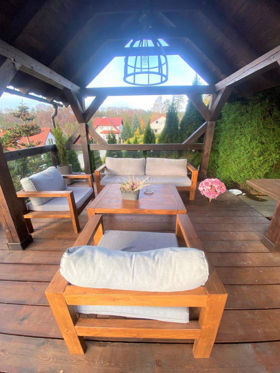 Spring, Day, Garden, View (from property/room), Balcony/Terrace, Seating area, Garden view, Area and facilities
