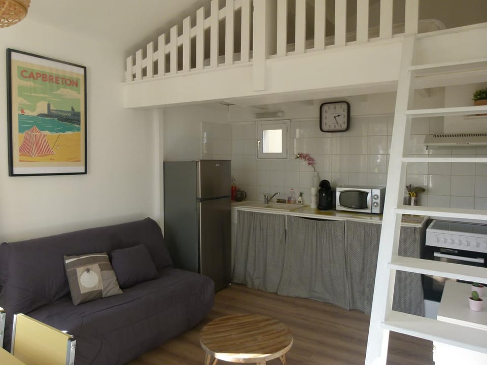 Kitchen or kitchenette, Living room