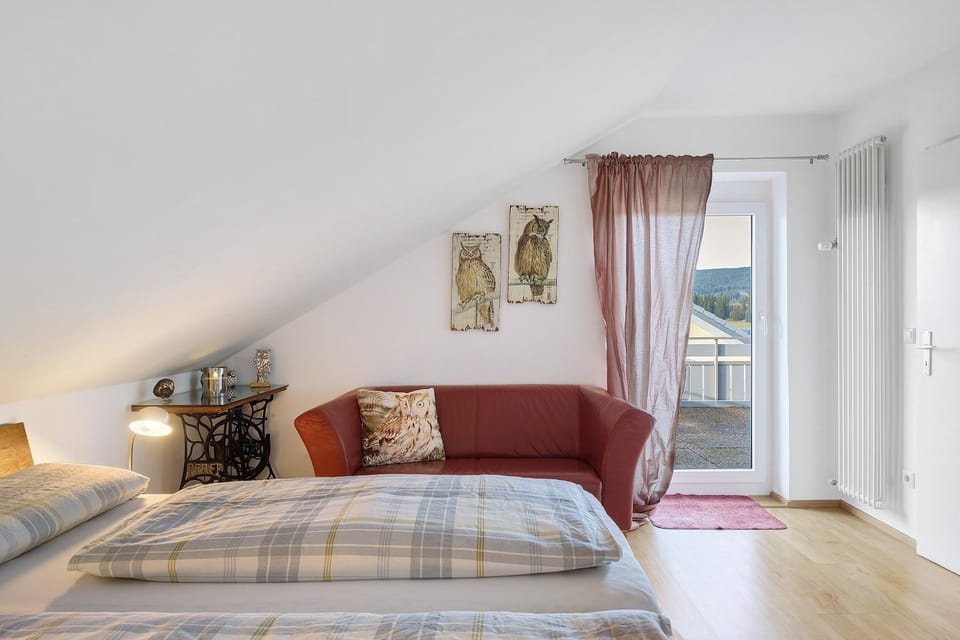 Property building, Living room, Bedroom