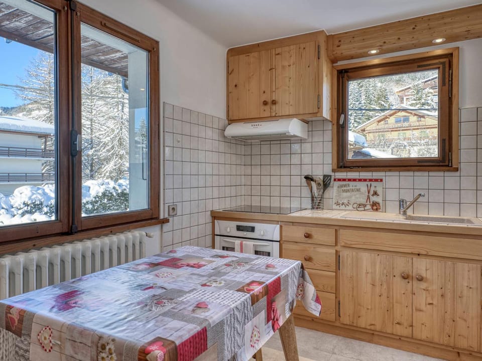 Appartement 2 pièces avec balcon et parking à Megève Apartment in Combloux