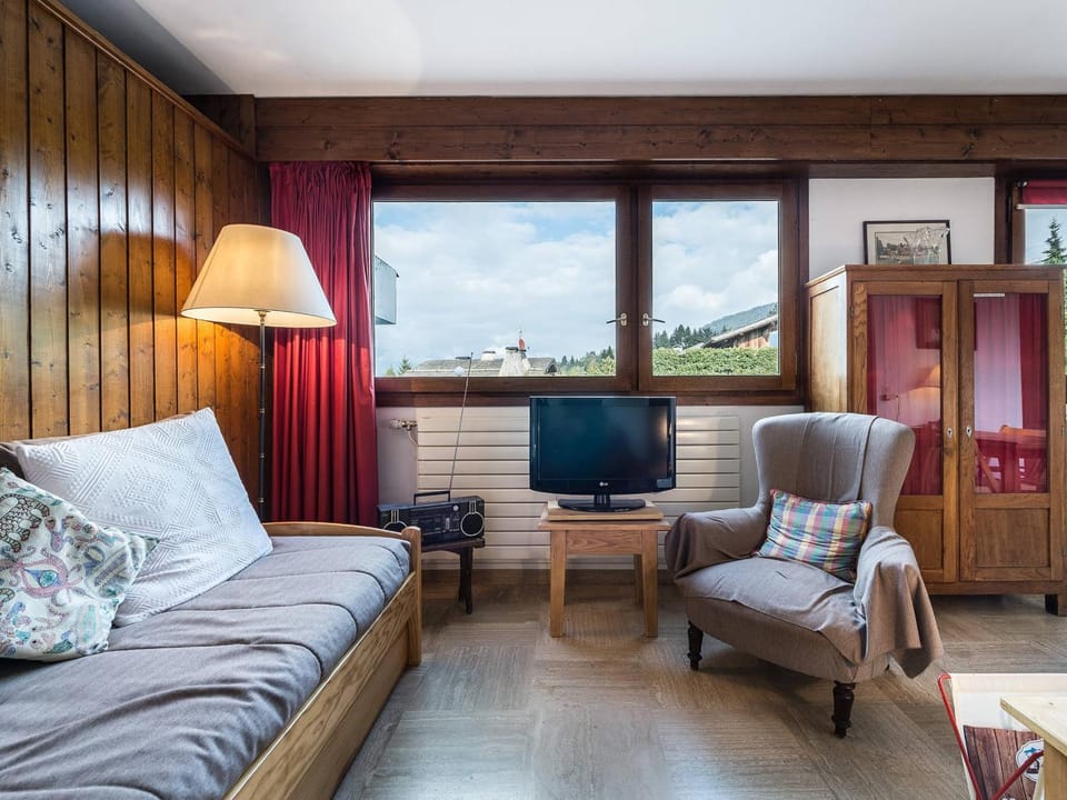 Studio à Megève Rochebrune, à 10 min du centre, pour 2 personnes Apartment in Megève