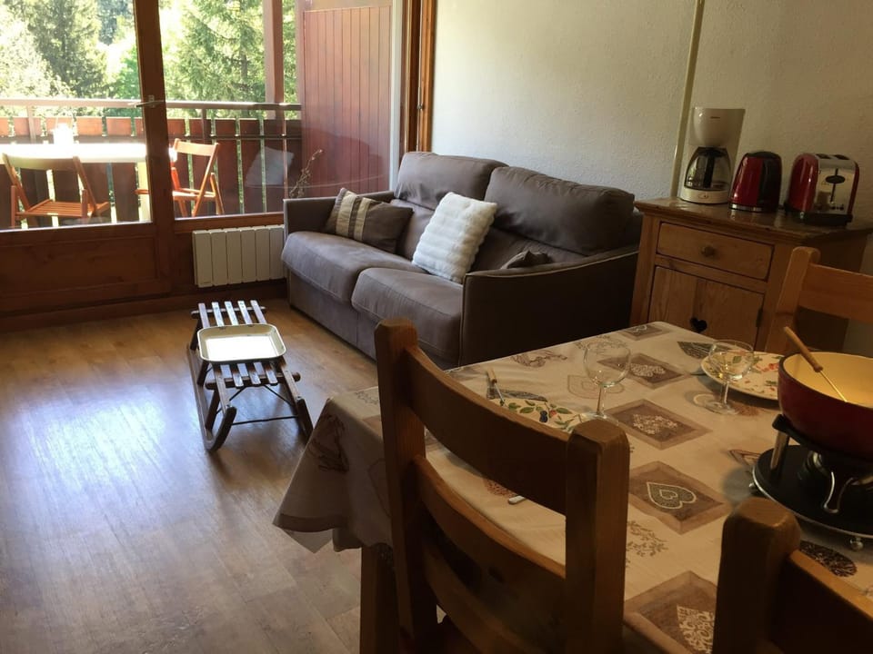 Confortable 3 pièces, départ ski, parking, WiFi, La Clusaz - FR-1-459-38 Apartment in La Clusaz