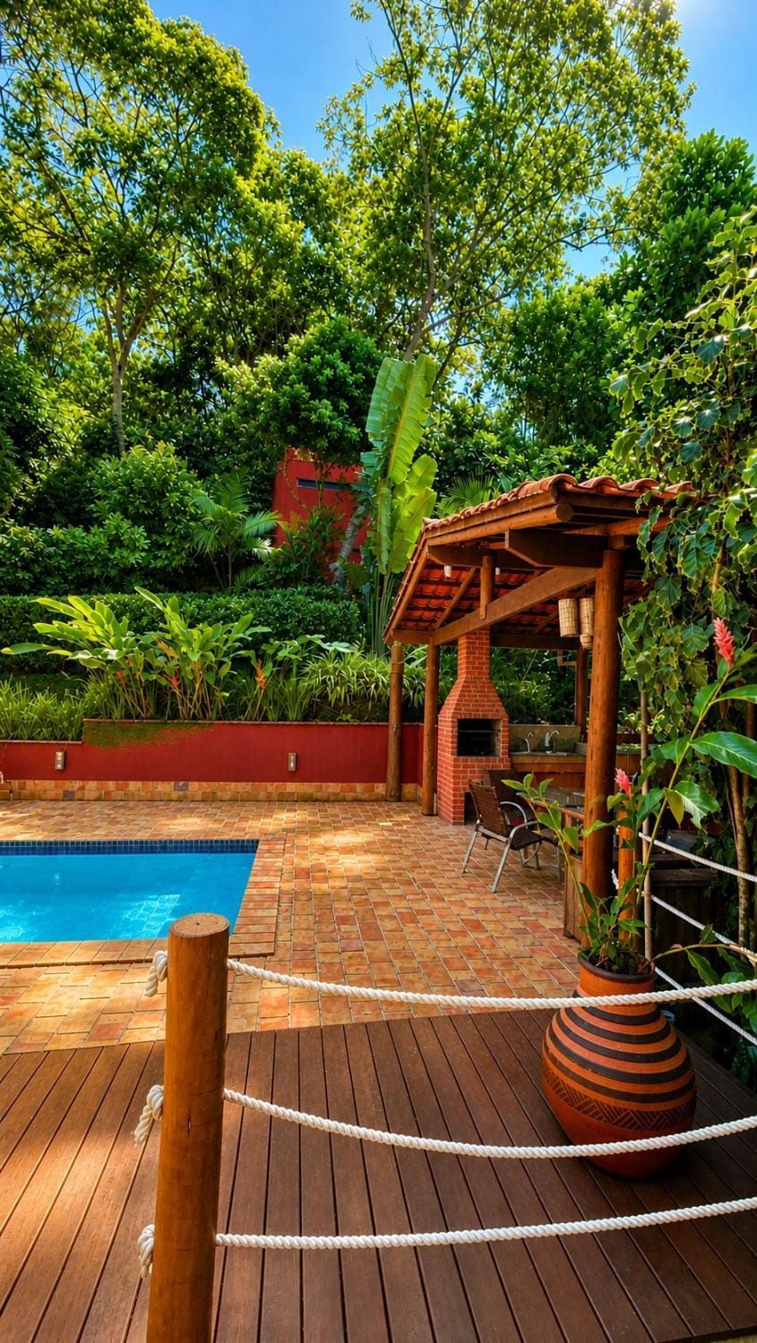 Patio, Day, Garden