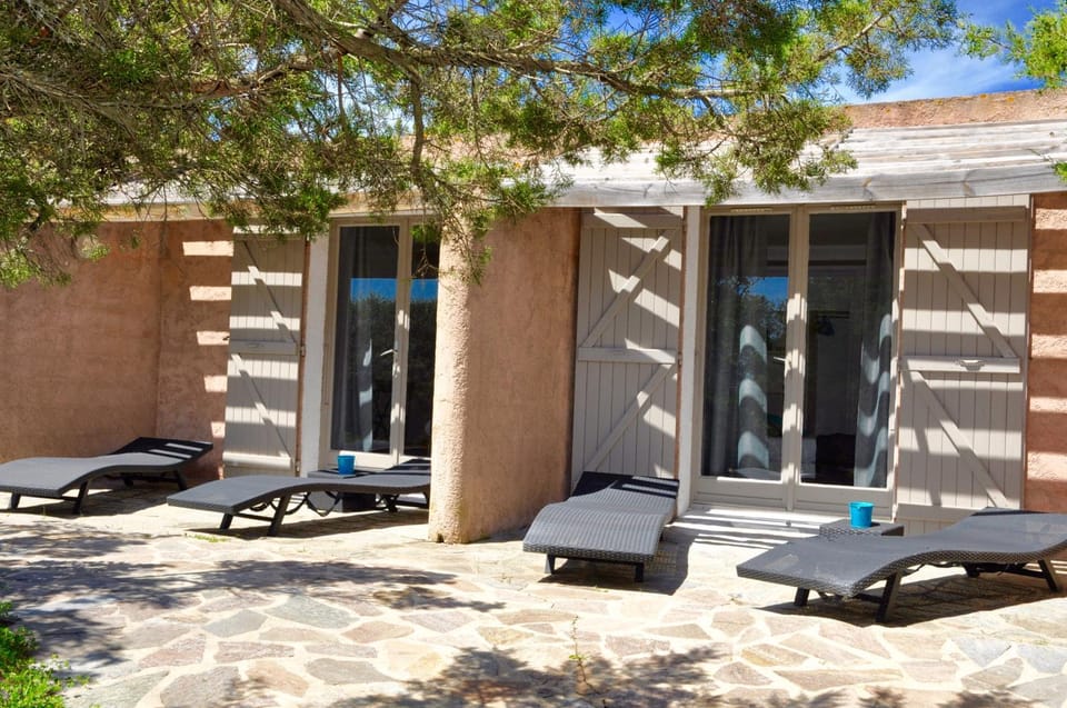 Patio, Garden view, sunbed