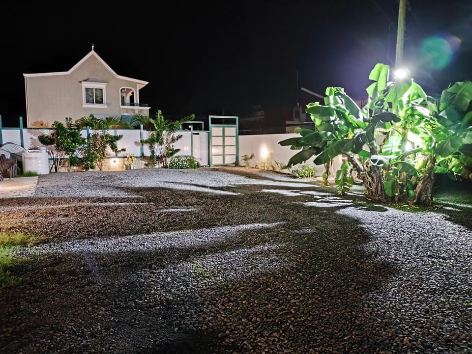Property building, Night, Parking