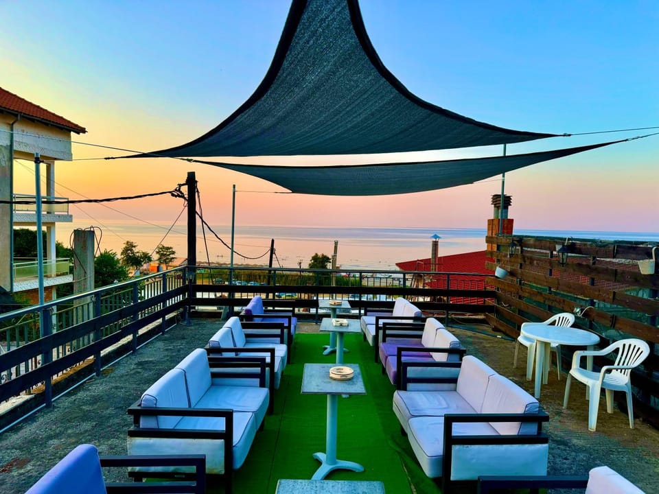 People, View (from property/room), Balcony/Terrace, Beach, Guests, Sea view
