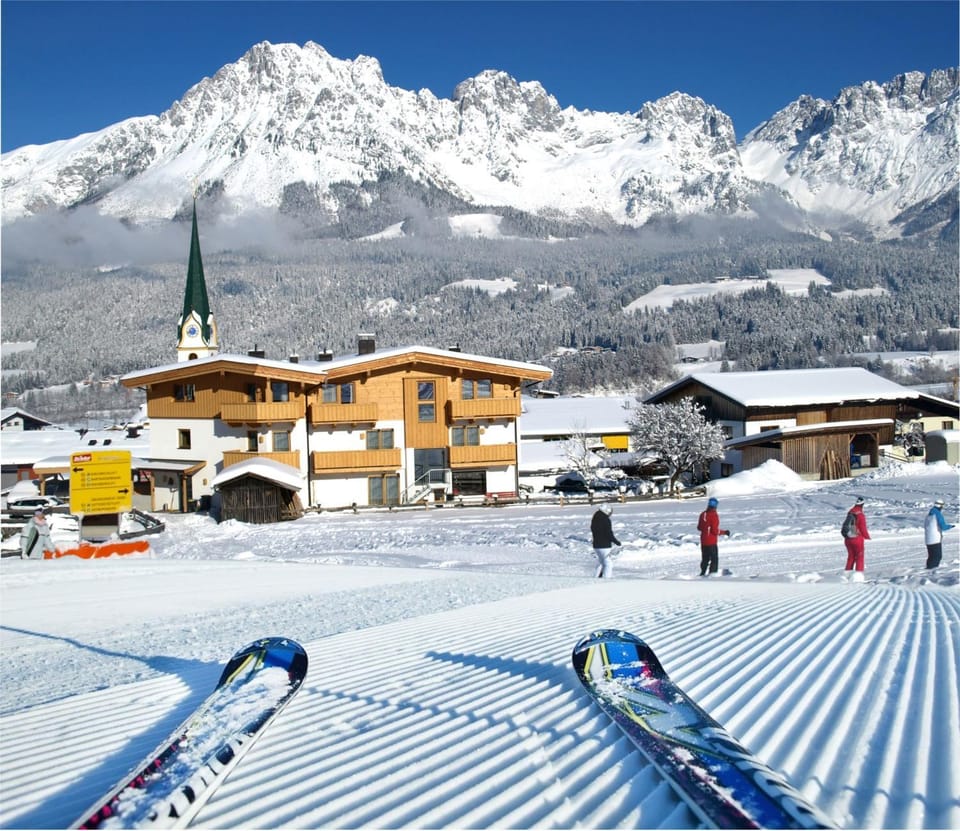 Day, Winter, Skiing