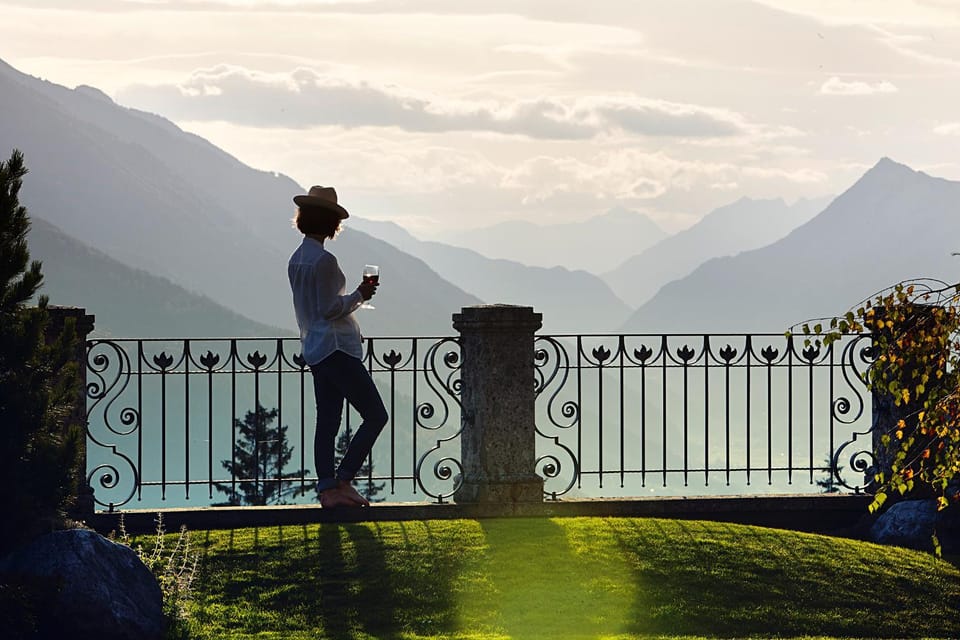 Day, Garden, Balcony/Terrace, On site, Mountain view, Mountain view, River view