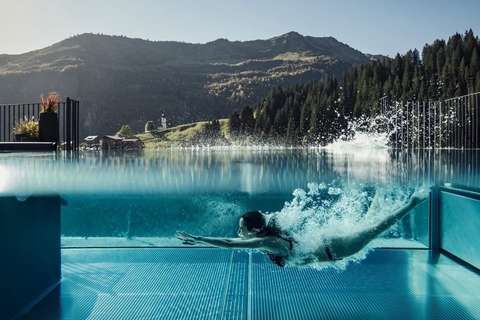 Spa and wellness centre/facilities, Mountain view, Swimming pool