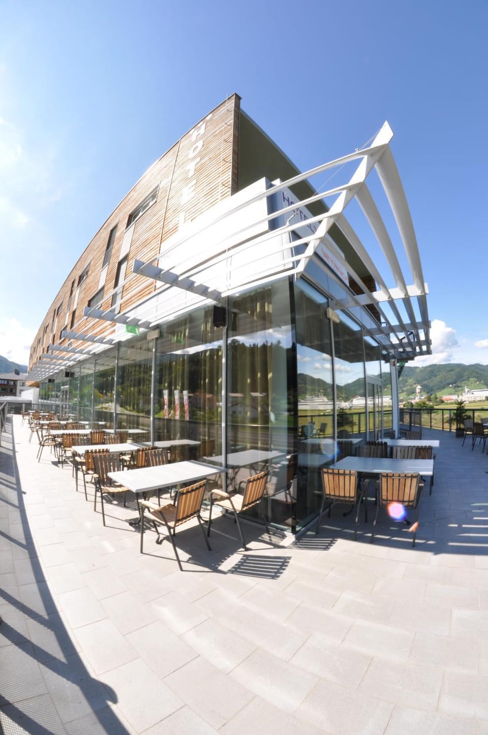 Property building, Patio