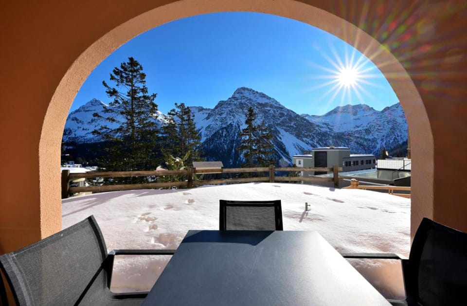 Winter, Garden, View (from property/room), Mountain view