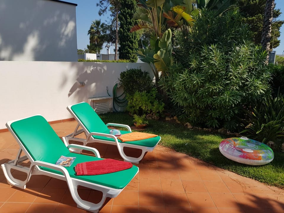 Patio, Garden view, sunbed