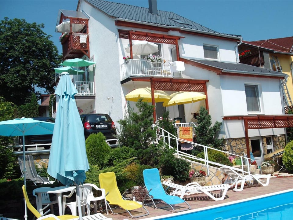 Property building, Pool view