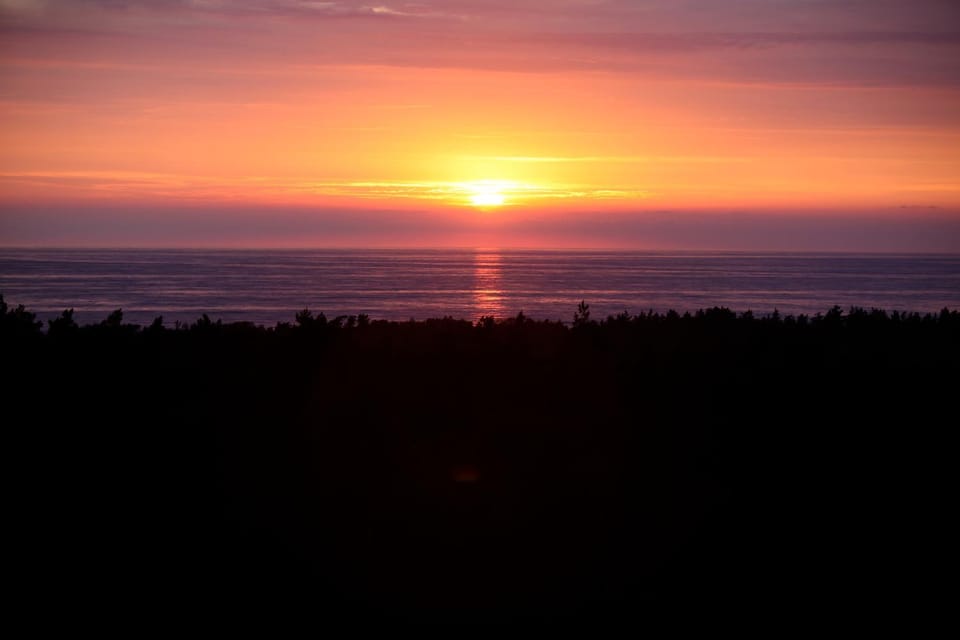 Natural landscape, Sea view, Sunset