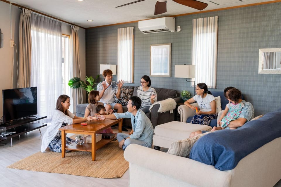 People, Living room, Family