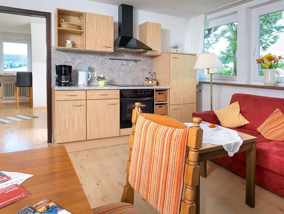Kitchen or kitchenette, Living room