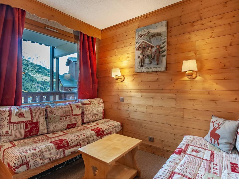 Studio ski-in/ski-out, balcon, divisible, Laitelet - FR-1-355-26 Apartment in Les Allues