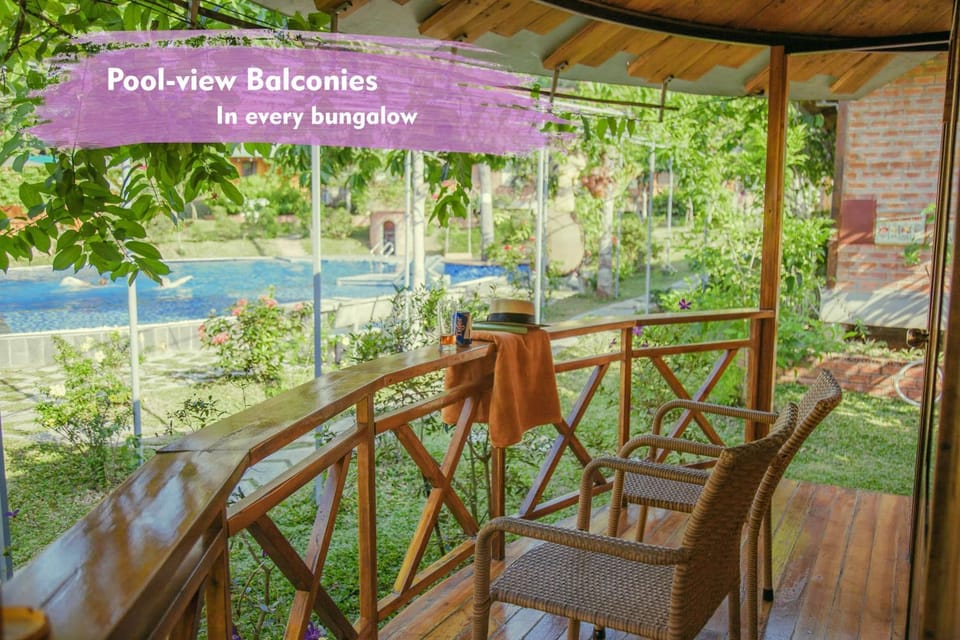 Garden, Balcony/Terrace, Garden view, Pool view