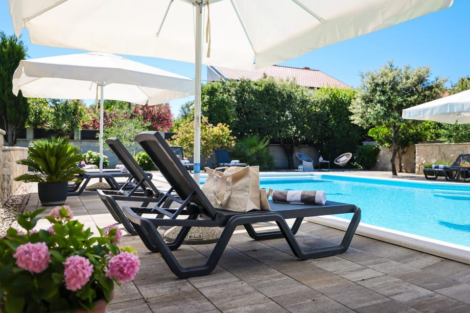 Natural landscape, Garden view, Pool view, Swimming pool, sunbed