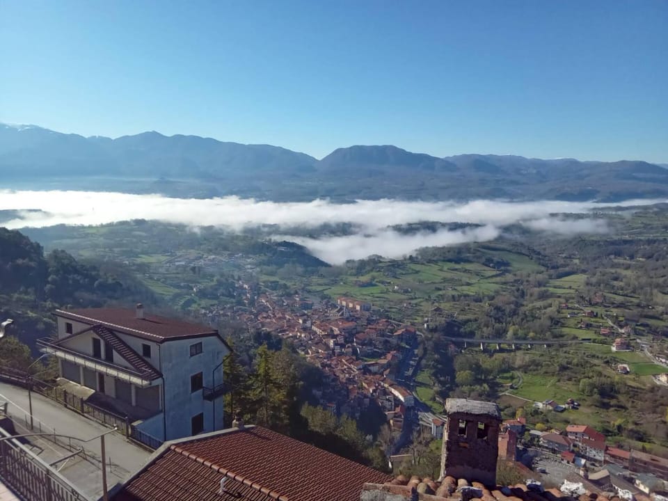 Nearby landmark, Day, Natural landscape, Bird's eye view, Mountain view