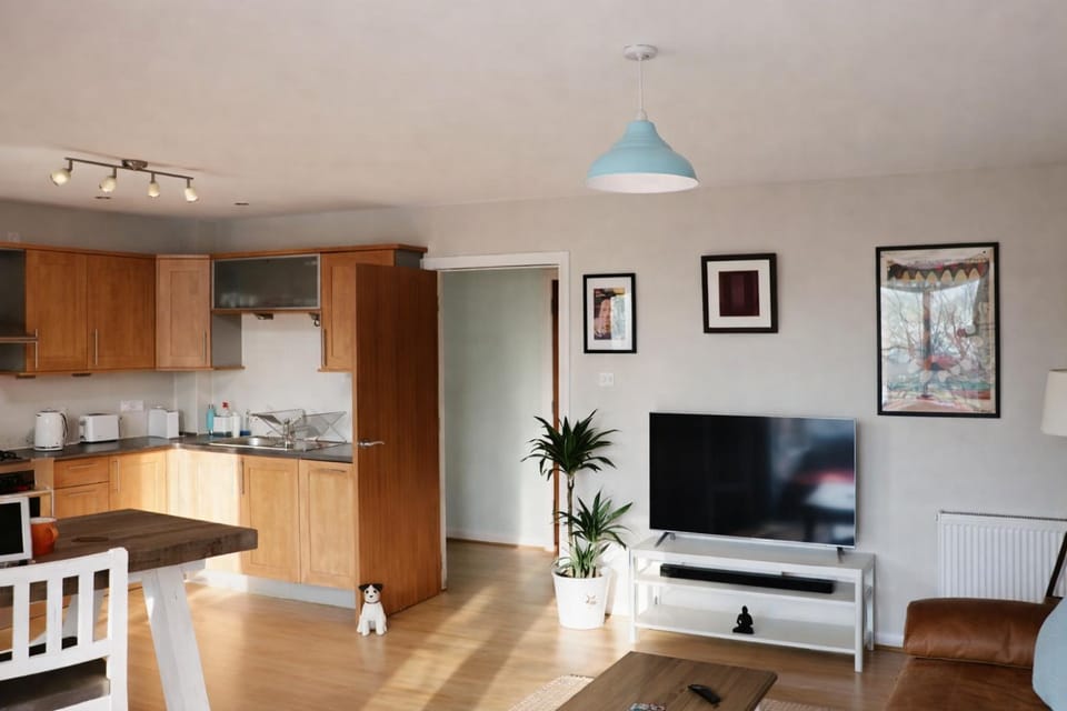 Communal lounge/ TV room, TV and multimedia, Kitchen or kitchenette, Living room, Seating area, Dining area, Evening entertainment, stove