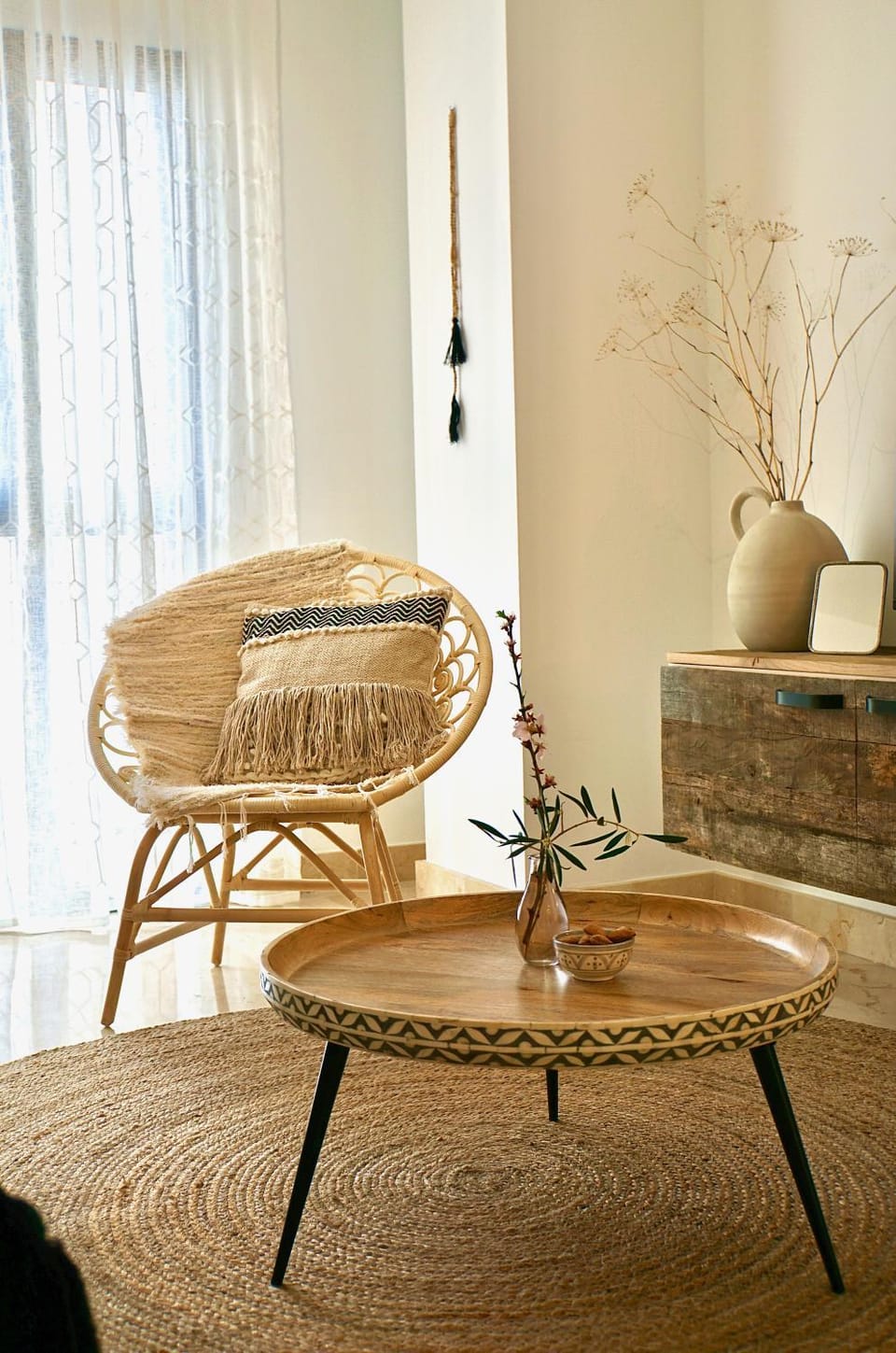Decorative detail, Seating area