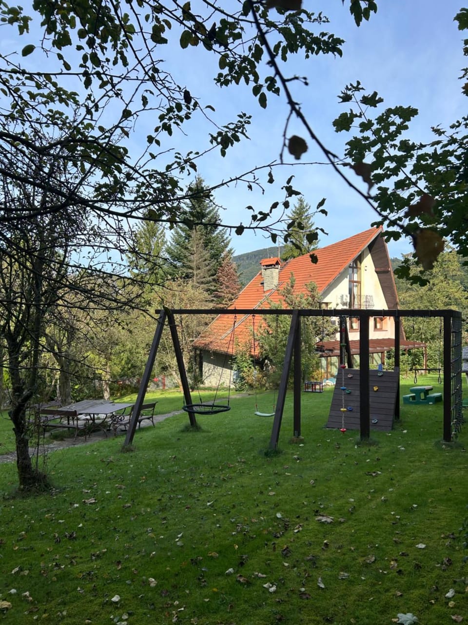 Property building, Children play ground, Garden view