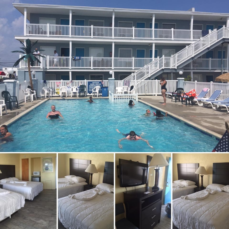 Bed, Swimming pool