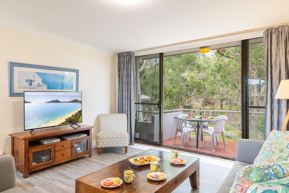 Mistral Court 13 walk across to Little Beach Apartment in Nelson Bay