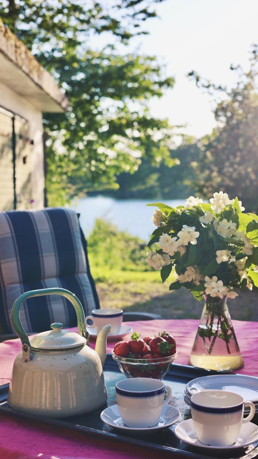 Garden, Lake view