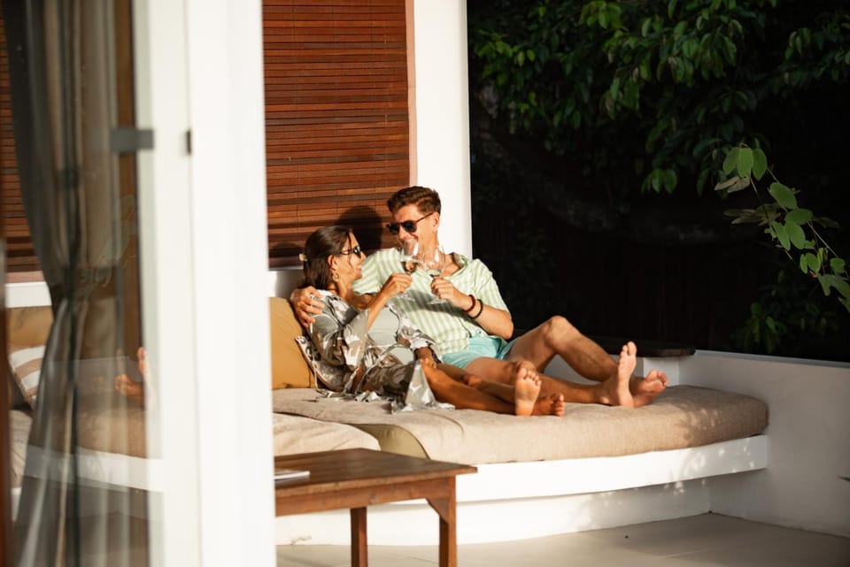 Property building, Patio, People, View (from property/room), Balcony/Terrace, Seating area