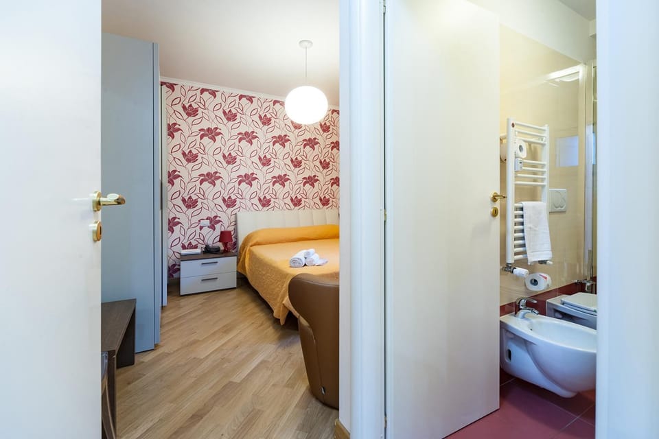 Bed, Bathroom, Bedroom