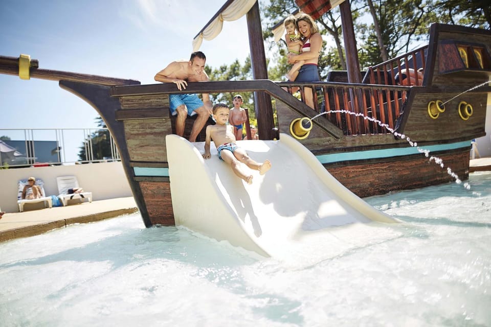 Aqua park, children