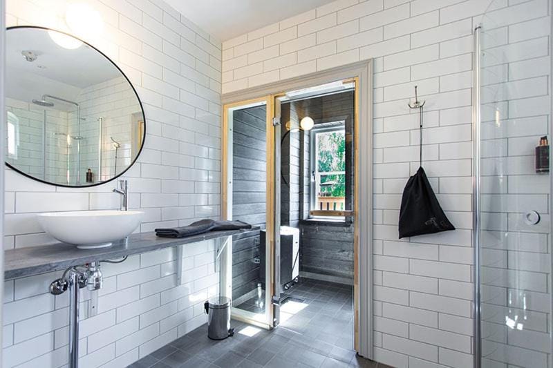 Shower, Sauna, Bathroom