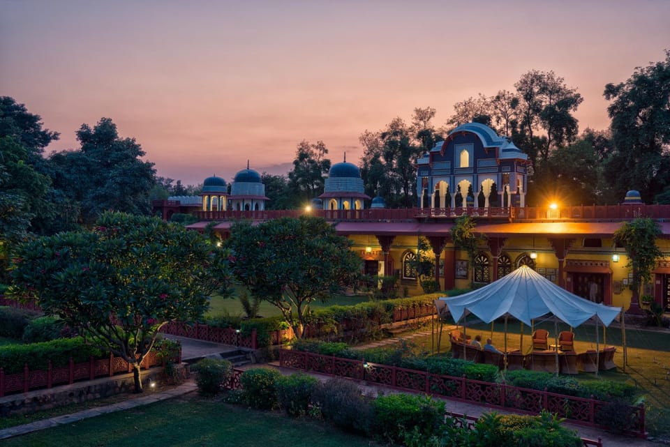 Bird's eye view, On site, Garden view, Drinks, Sunset