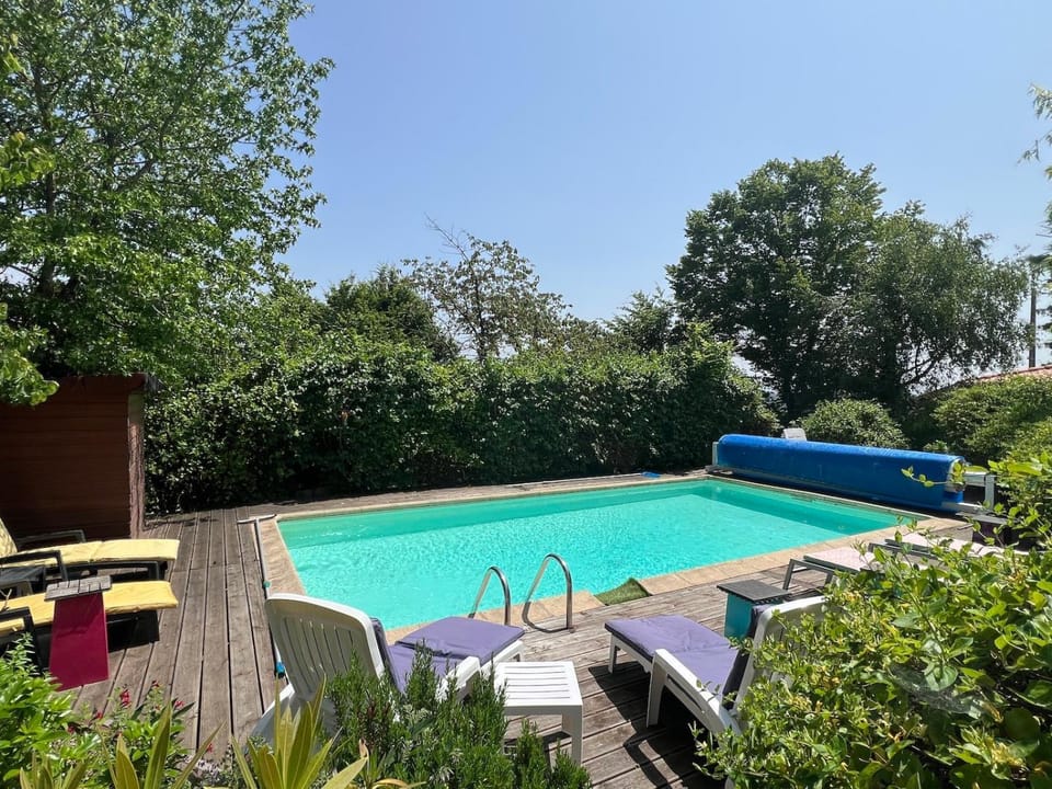 Garden, Pool view, Swimming pool, sunbed