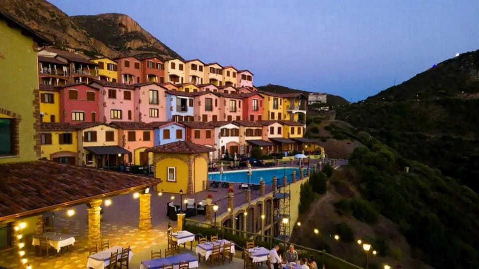 Night, Lounge or bar, Pool view, Swimming pool