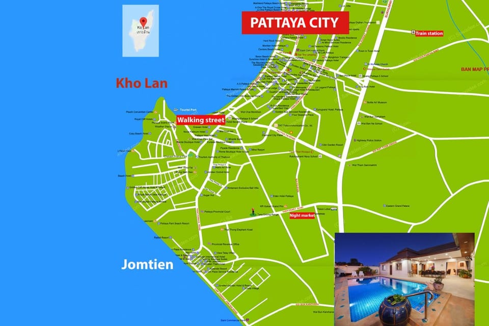 Villa Bos 5 minutes to the Beach in Jomtien Villa in Pattaya City